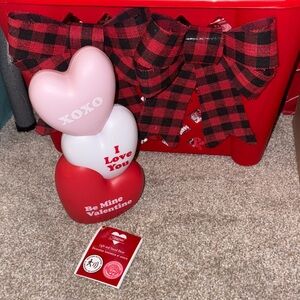 Valentine's Day Heart Decor Set - Red, Pink, White